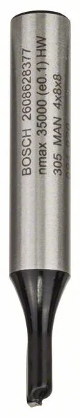 Drážkovací fréza 8 mm, D1 4 mm, L 8 mm, G 51 mm Drážkovací fréza 8 mm, D1 4 mm, L 8 mm, G 51 mm