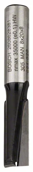 Drážkovací fréza 8 mm, D1 8 mm, L 20 mm, G 51 mm Drážkovací fréza 8 mm, D1 8 mm, L 20 mm, G 51 mm