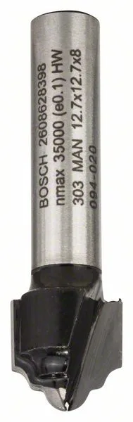 Profilová fréza H 8 mm, R1 2,4 mm, D 12,7 mm, L 12,4 mm, G 46 mm Profilová fréza H 8 mm, R1 2,4 mm, D 12,7 mm, L 12,4 mm, G 46 mm