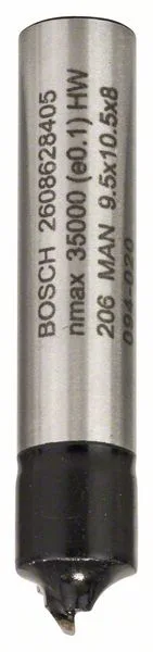 Podvalková fréza 8 mm, R1 3,2 mm, D 9,5 mm, L 10,2 mm, G 41 mm