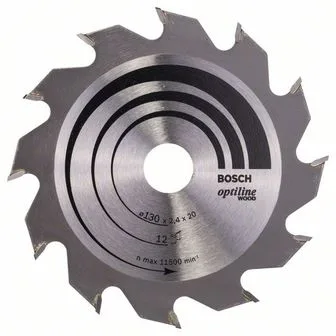 Pilový kotouč Optiline Wood - 130 x 20/16 x 2,4 mm, 12 BOSCH Pilový kotouč Optiline Wood - 130 x 20/16 x 2,4 mm, 12 BOSCH