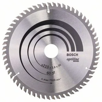 Pilový kotouč Optiline Wood - 210 x 30 x 2,8 mm, 60 BOSCH Pilový kotouč Optiline Wood - 210 x 30 x 2,8 mm, 60 BOSCH