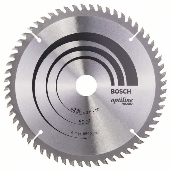 Pilový kotouč Optiline Wood 235 x 30/25 x 2,8 mm, 60 Pilový kotouč Optiline Wood 235 x 30/25 x 2,8 mm, 60