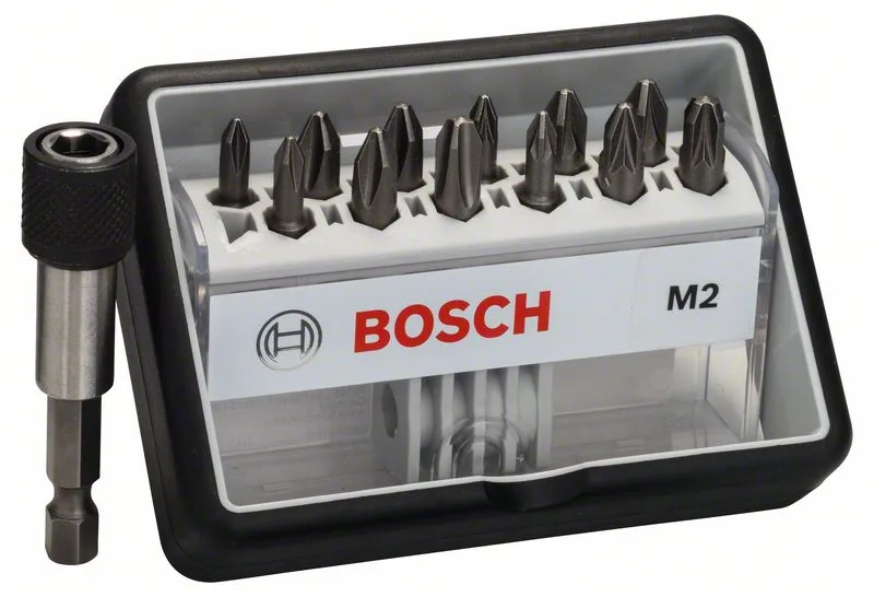 (12+1)dílná sada šroubovacích bitů Robust Line, M Extra-Hart 25 mm, (12+1)dílná sada (12+1)dílná sada šroubovacích bitů Robust Line, M Extra-Hart 25 mm, (12+1)dílná sada