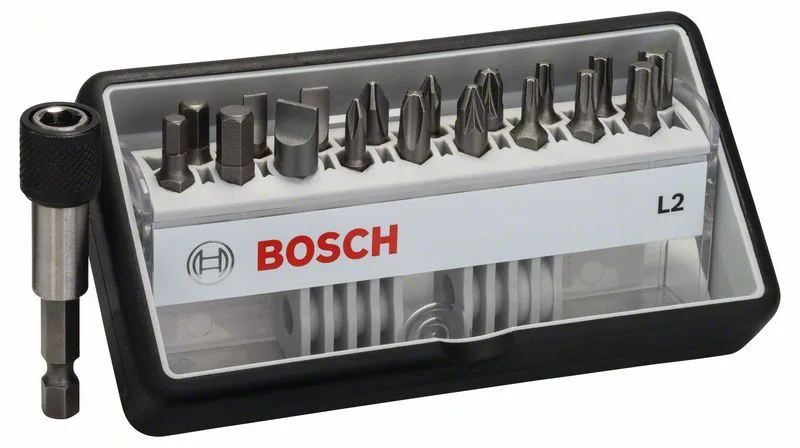 (18+1)dílná sada šroubovacích bitů Robust Line, L Extra-Hart 25 mm, (18+1)dílná sada (18+1)dílná sada šroubovacích bitů Robust Line, L Extra-Hart 25 mm, (18+1)dílná sada