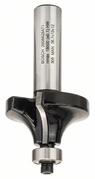Zaoblovací fréza 12 mm, R1 12 mm, L 19 mm, G 70 mm