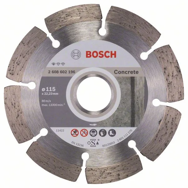 Dia kotouč dělící Standard for Concrete 115x22,23x1,6x10mm Dia kotouč dělící Standard for Concrete 115x22,23x1,6x10mm