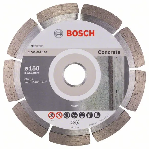 Dia kotouč 150x22,23x2x10mm Standard for Concrete BOSCH Dia kotouč 150x22,23x2x10mm Standard for Concrete BOSCH