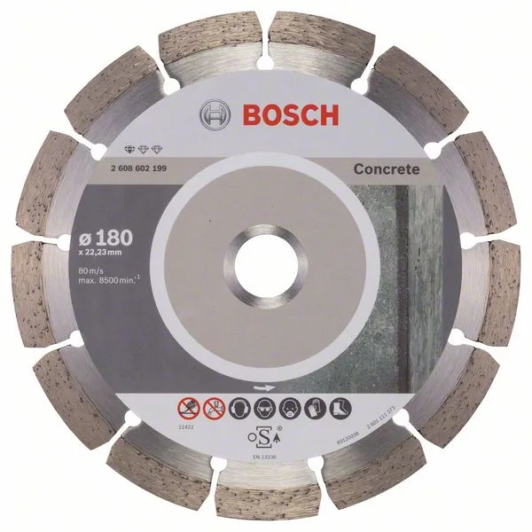 Dia kotouč 180x22,23x2x10mm Standard for Concrete BOSCH Dia kotouč 180x22,23x2x10mm Standard for Concrete BOSCH
