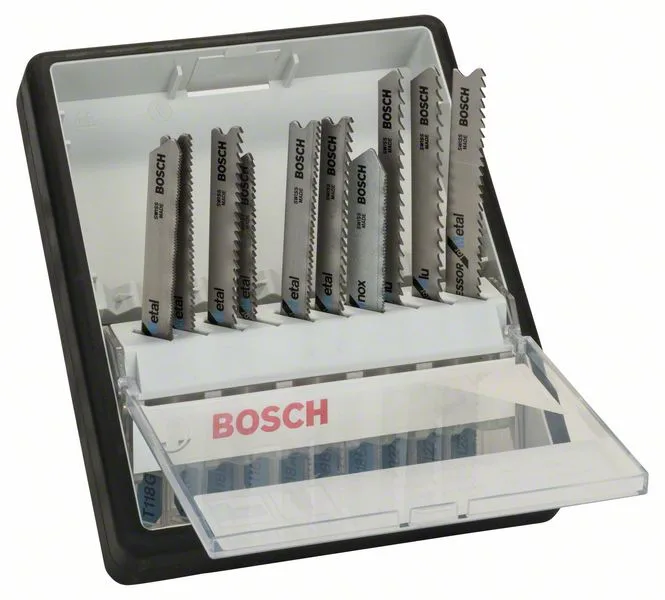 10dílná sada pilových plátků Robust Line Metal Expert, se stopkou T T 118 G; T 118 A; T 118 B; T 118 EOF; T 118 AF; T 118 BF; T 118 GFS; T 227 D; T 12 10dílná sada pilových plátků Robust Line Metal Expert, se stopkou T T 118 G; T 118 A; T 118 B; T 118 EOF; T 118 AF; T 118 BF; T 118 GFS; T 227 D; T 12
