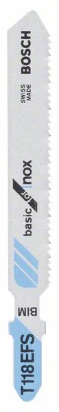 Pilový plátek do kmitací pily T 118 EFS Basic for Inox Pilový plátek do kmitací pily T 118 EFS Basic for Inox