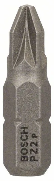 Bit PZ2 25 mm, šestihranná stopka 1/4" ISO 1173 C6.3, mimořádně tvrdý PZ2 25mm Bit PZ2 25 mm, šestihranná stopka 1/4" ISO 1173 C6.3, mimořádně tvrdý PZ2 25mm