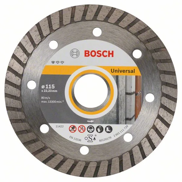 Diamantový dělicí kotouč Standard for Universal Turbo 115 x 22,23 x 2 x 10 mm
