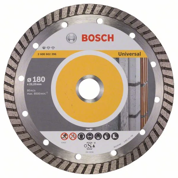 Diamantový dělicí kotouč Standard for Universal Turbo 180 x 22,23 x 2,5 x 10 mm