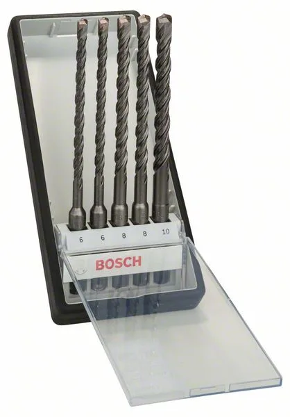 5dílná sada vrtáků do kladiv Robust Line SDS-plus-5 O 6,6,8,8,10 x 165mm