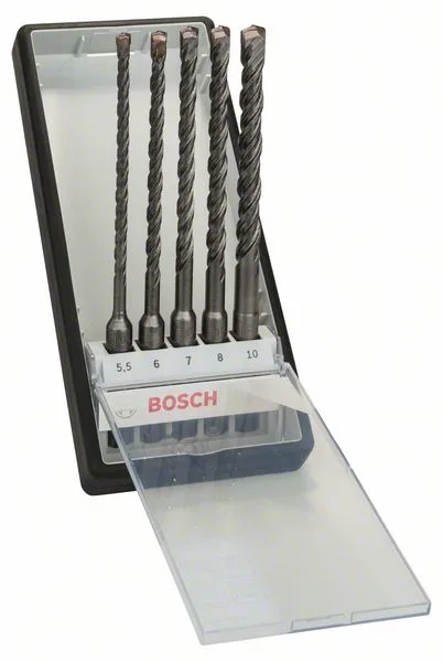 5dílná sada vrtáků do kladiv Robust Line SDS-plus-5 O 5,5,6,7,8,10 x 165mm 5dílná sada vrtáků do kladiv Robust Line SDS-plus-5 O 5,5,6,7,8,10 x 165mm