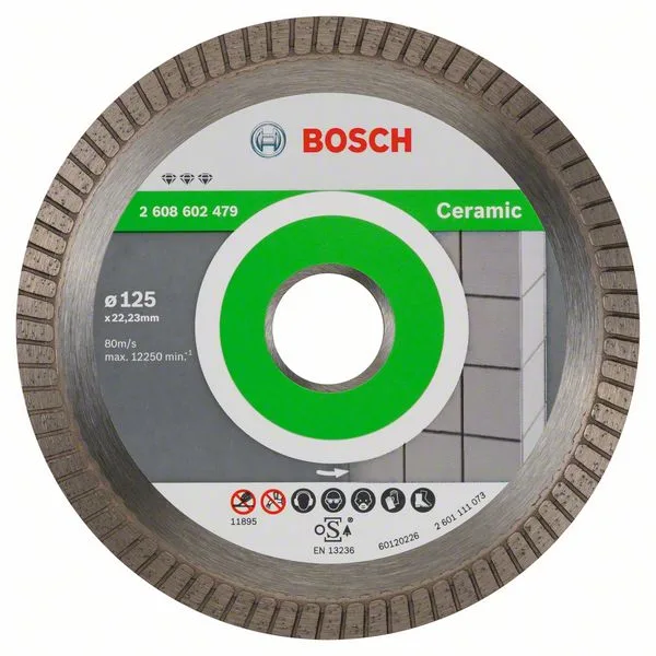 Diamantový dělicí kotouč Best for Ceramic Extra-Clean Turbo 125 x 22,23 x 1,4 x 7 mm