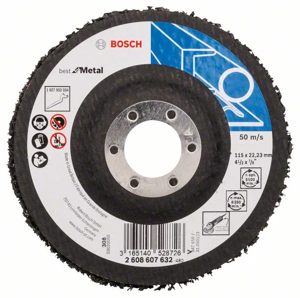 Čisticí kotouč N377, Best for Metal 115 mm, 22,23 mm, SiC