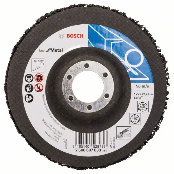 Čisticí kotouč N377, Best for Metal 125 mm, 22,23 mm, SiC Čisticí kotouč N377, Best for Metal 125 mm, 22,23 mm, SiC
