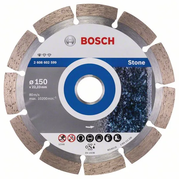 Dia kotouč 150x22,23x2x10 mm dělící Standard for Stone BOSCH