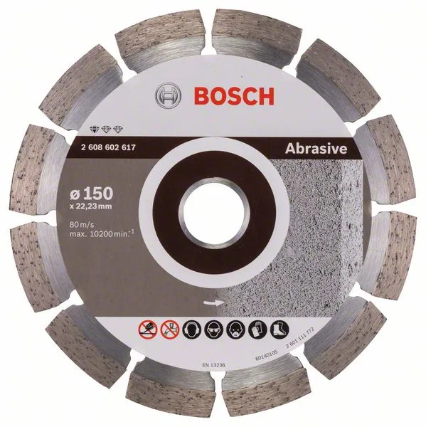 Diamantový dělicí kotouč Standard for Abrasive 150 x 22,23 x 2 x 10 mm Diamantový dělicí kotouč Standard for Abrasive 150 x 22,23 x 2 x 10 mm