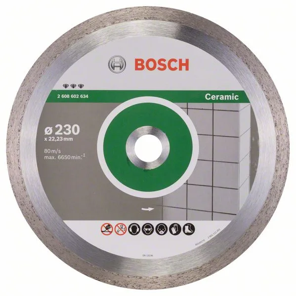 Diamantový dělicí kotouč Best for Ceramic 230 x 22,23 x 2,4 x 10 mm Diamantový dělicí kotouč Best for Ceramic 230 x 22,23 x 2,4 x 10 mm