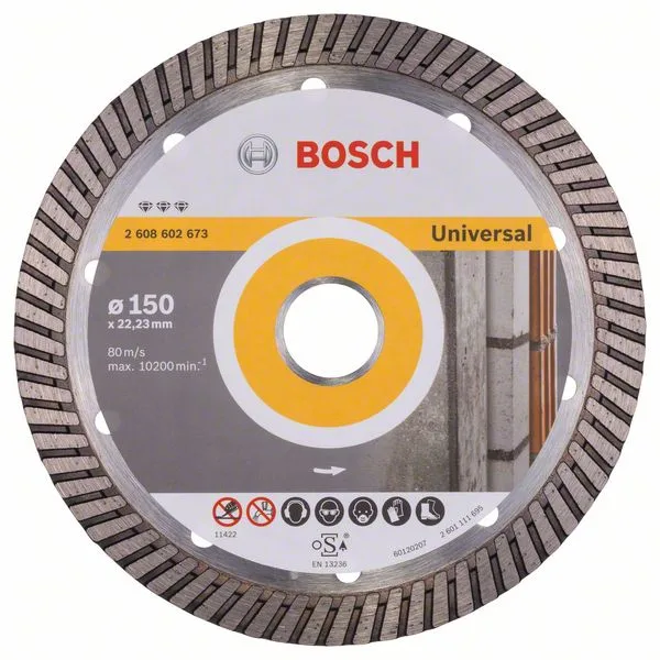 Diamantový dělicí kotouč Best for Universal Turbo 150 x 22,23 x 2,4 x 12 mm