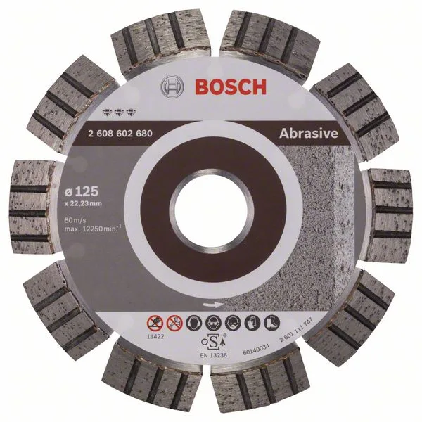 Diamantový dělicí kotouč Best for Abrasive 125 x 22,23 x 2,2 x 12 mm Diamantový dělicí kotouč Best for Abrasive 125 x 22,23 x 2,2 x 12 mm
