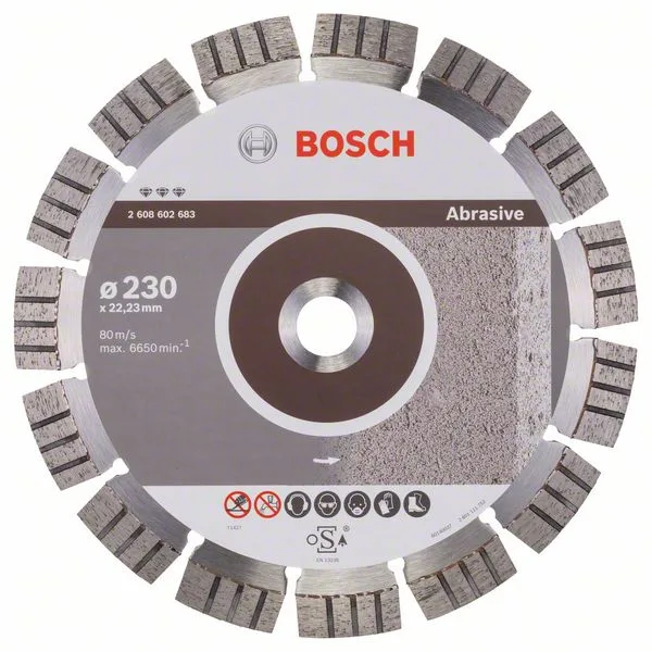 Diamantový dělicí kotouč Best for Abrasive 230 x 22,23 x 2,4 x 15 mm Diamantový dělicí kotouč Best for Abrasive 230 x 22,23 x 2,4 x 15 mm