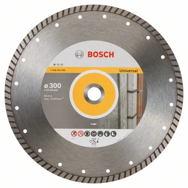 Diamantový dělicí kotouč Standard for Universal Turbo 300 x 22,23 x 3 x 10 mm