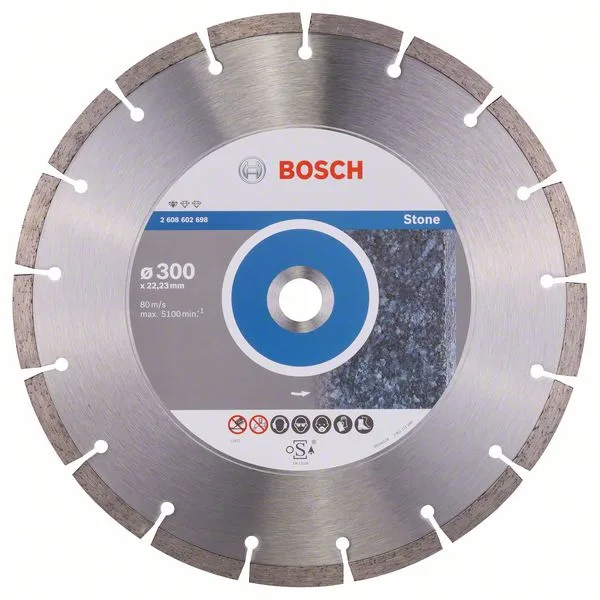 Diamantový dělicí kotouč Standard for Stone 300 x 22,23 x 3,1 x 10 mm Diamantový dělicí kotouč Standard for Stone 300 x 22,23 x 3,1 x 10 mm