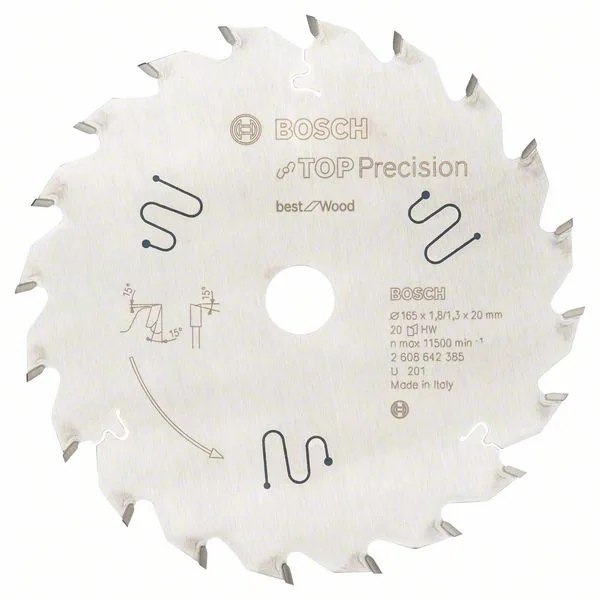 Pilový kotouč EXPERT Wood, 165 × 1,8/1,3 × 20 mm, T20 (původní kat. č. 2.608.642.385) Pilový kotouč EXPERT Wood, 165 × 1,8/1,3 × 20 mm, T20 (původní kat. č. 2.608.642.385)