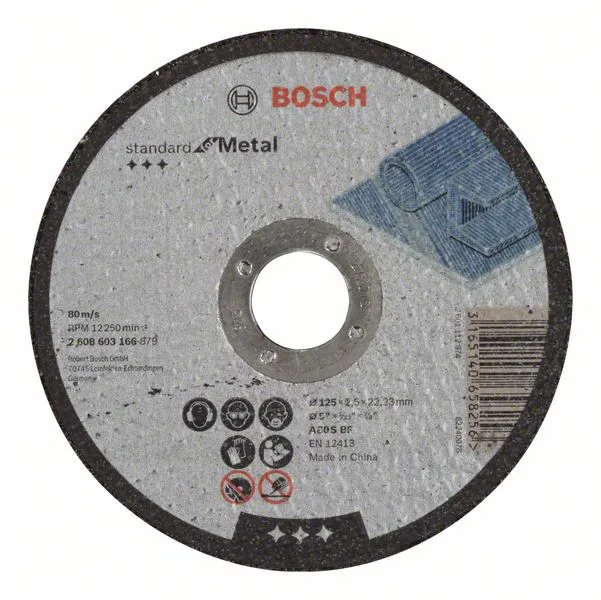 Dělicí kotouč rovný Standard for Metal A 30 S BF, 125 mm, 22,23 mm, 2,5 mm Dělicí kotouč rovný Standard for Metal A 30 S BF, 125 mm, 22,23 mm, 2,5 mm