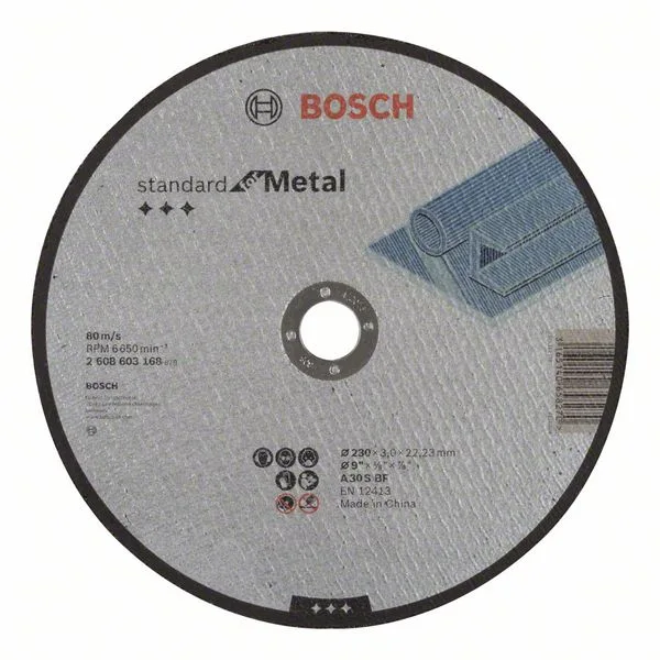 Dělicí kotouč rovný Standard for Metal A 30 S BF, 230 mm, 22,23 mm, 3,0 mm Dělicí kotouč rovný Standard for Metal A 30 S BF, 230 mm, 22,23 mm, 3,0 mm
