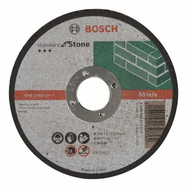 Dělící kotouč kámen Standard, 115x2.5x22.23 mm rovný Dělící kotouč kámen Standard, 115x2.5x22.23 mm rovný