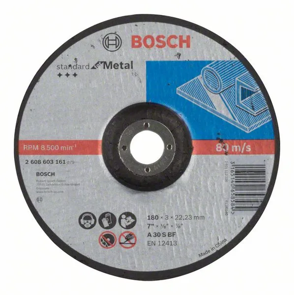 Dělicí kotouč profilovaný Standard for Metal A 30 S BF, 180 mm, 22,23 mm, 3,0 mm Dělicí kotouč profilovaný Standard for Metal A 30 S BF, 180 mm, 22,23 mm, 3,0 mm