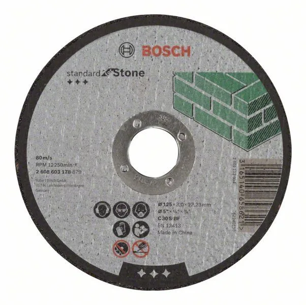 Dělící kotouč kámen Standard, 125x2.5x22.23 mm rovný Dělící kotouč kámen Standard, 125x2.5x22.23 mm rovný