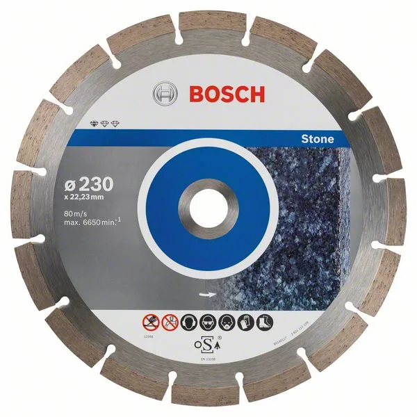 Diamantový dělicí kotouč Standard for Stone 230 x 22,23 x 2,3 x 10 mm