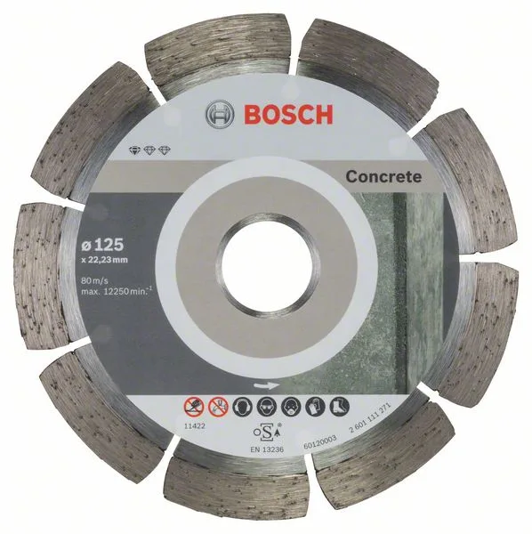 Diamantový dělicí kotouč Standard for Concrete 125 x 22,23 x 1,6 x 10 mm
