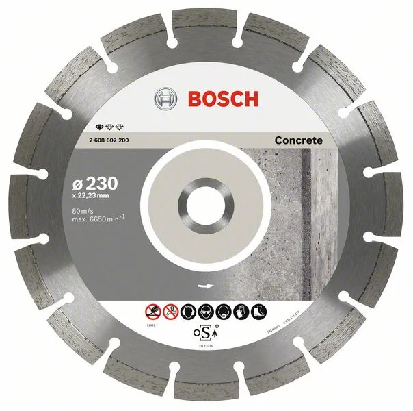 Diamantový dělicí kotouč Standard for Concrete 230 x 22,23 x 2,3 x 10 mm Diamantový dělicí kotouč Standard for Concrete 230 x 22,23 x 2,3 x 10 mm