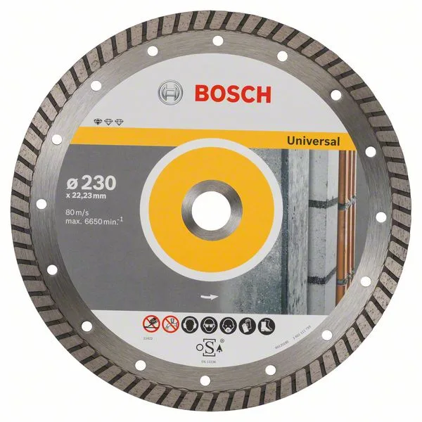 Diamantový dělicí kotouč Standard for Universal Turbo 230 x 22,23 x 2,5 x 10 mm