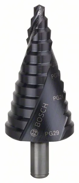 Stupňovitý vrták HSS-AlTiN 6 - 37 mm, 10,0 mm, 93 mm Stupňovitý vrták HSS-AlTiN 6 - 37 mm, 10,0 mm, 93 mm