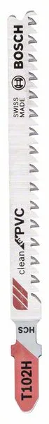 Pilový plátek pro přímočaré pily PRO Plastics PVC clean T102H, 100 mm, 3 ks (původní kat. č. 2.608.667.445) Pilový plátek pro přímočaré pily PRO Plastics PVC clean T102H, 100 mm, 3 ks (původní kat. č. 2.608.667.445)