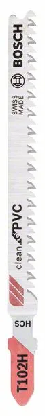 Pilový plátek pro přímočaré pily PRO Plastics PVC clean T102H, 100 mm, 5 ks (původní kat. č. 2.608.667.446) Pilový plátek pro přímočaré pily PRO Plastics PVC clean T102H, 100 mm, 5 ks (původní kat. č. 2.608.667.446)