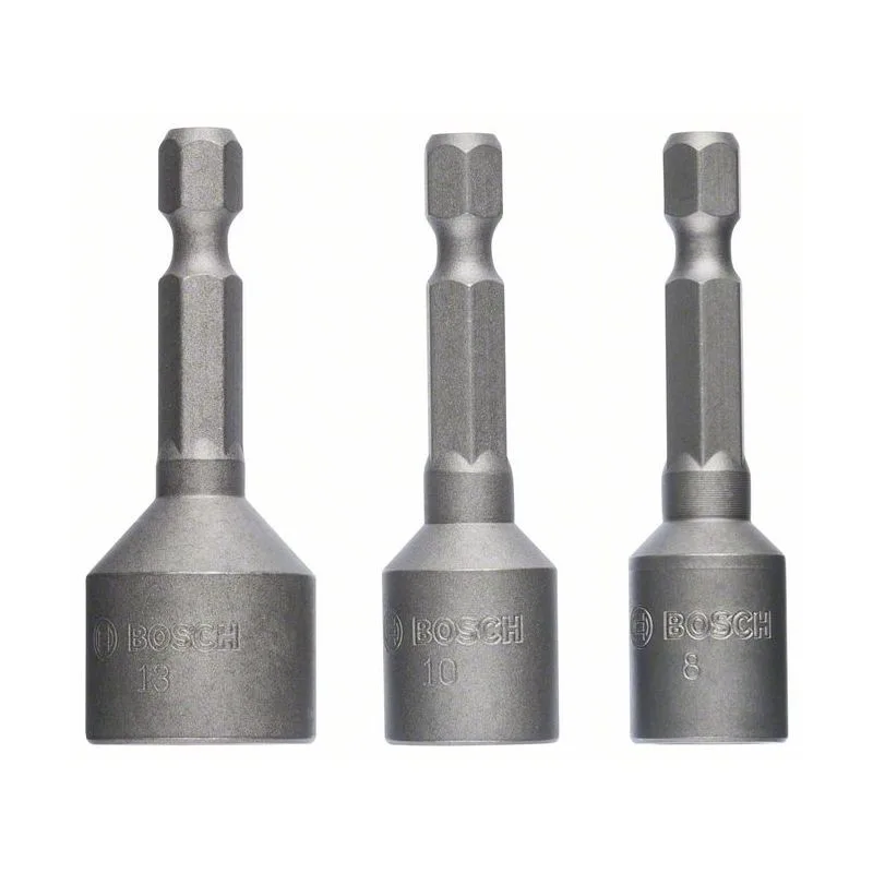3dílné balení nástrčných klíčů 50 mm; 8, 10, 13 mm 3dílné balení nástrčných klíčů 50 mm; 8, 10, 13 mm