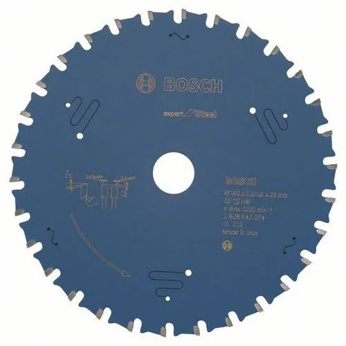 pil. kotouč na kov Expert for Steel 160x20x2,0/1,6mm, 30z pil. kotouč na kov Expert for Steel 160x20x2,0/1,6mm, 30z