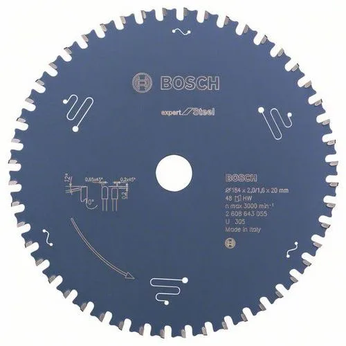 pil. kotouč na kov Expert for Steel 184x20x2,0/1,6mm, 48z