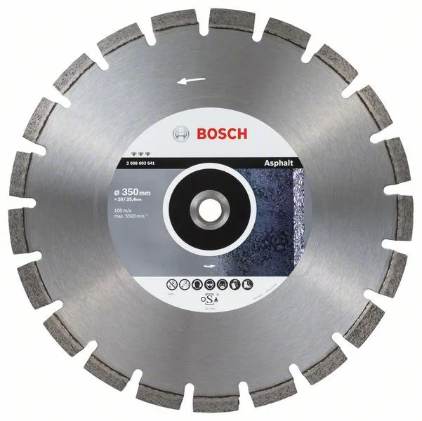 Diamantový dělicí kotouč Best for Asphalt - 350 x 20/25,40 x 3,2 x 12 mm