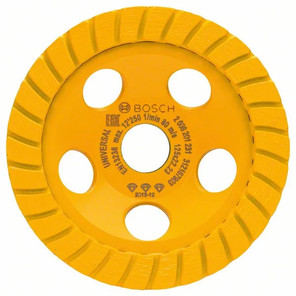 Diamantový hrncový kotouč Best for Universal Turbo 125 x 22,23 x 5 mm Diamantový hrncový kotouč Best for Universal Turbo 125 x 22,23 x 5 mm