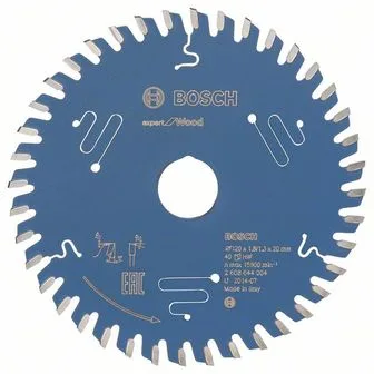 Pilový kotouč EXPERT Wood, 120 × 1,8/1,2 × 20 mm, T40 (původní kat. č. 2.608.644.004) Pilový kotouč EXPERT Wood, 120 × 1,8/1,2 × 20 mm, T40 (původní kat. č. 2.608.644.004)
